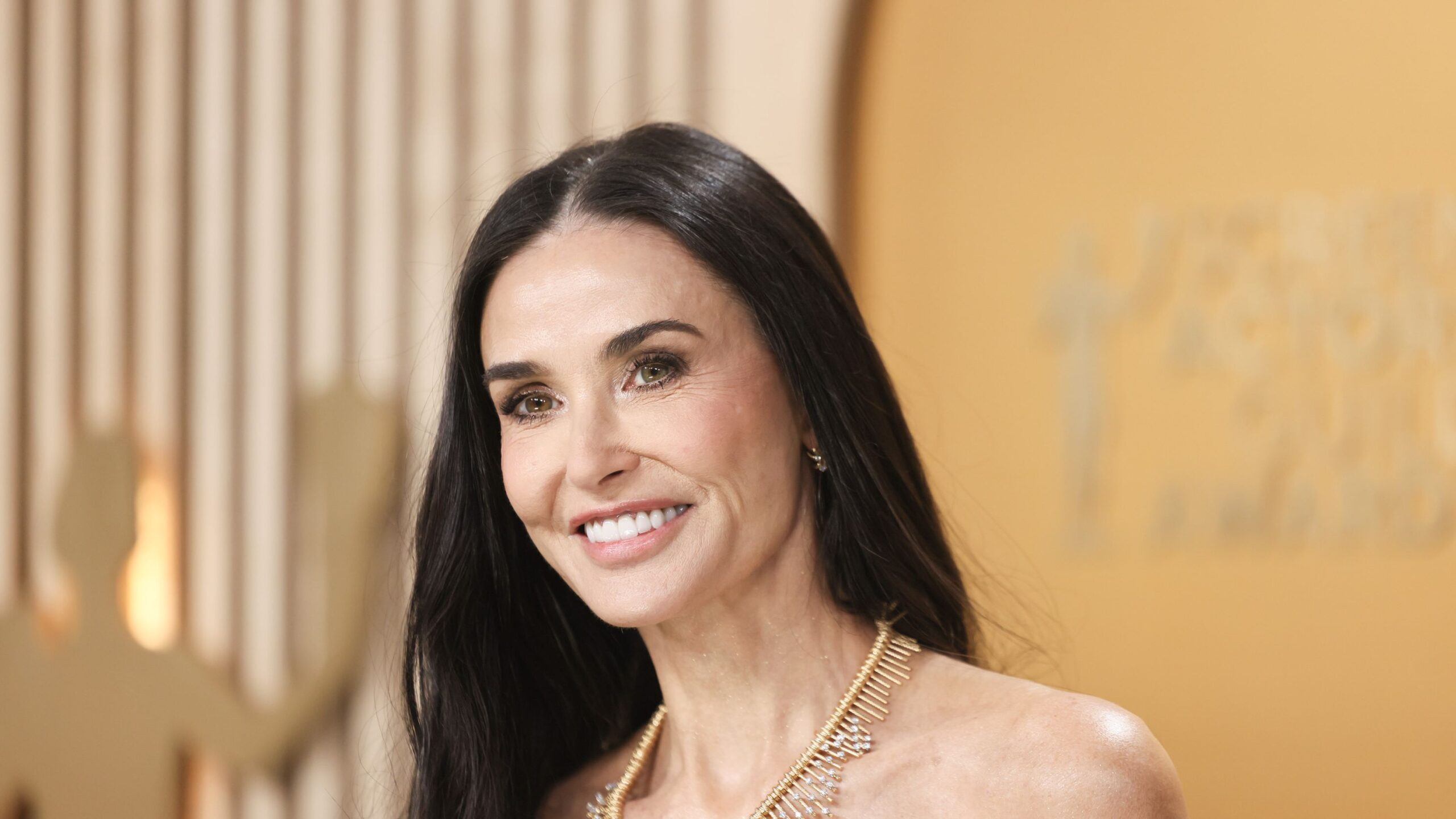 Demi Moore smile