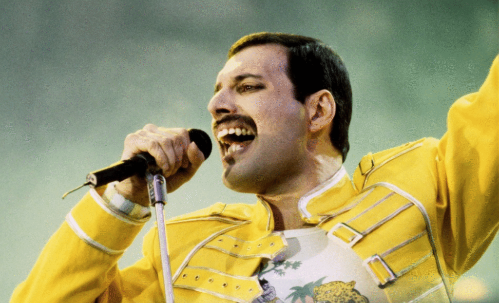 Freddie Mercury smile and teeth