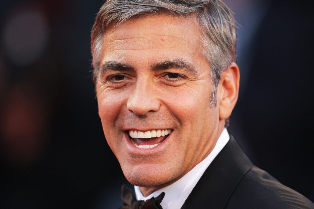 George Clooney smile