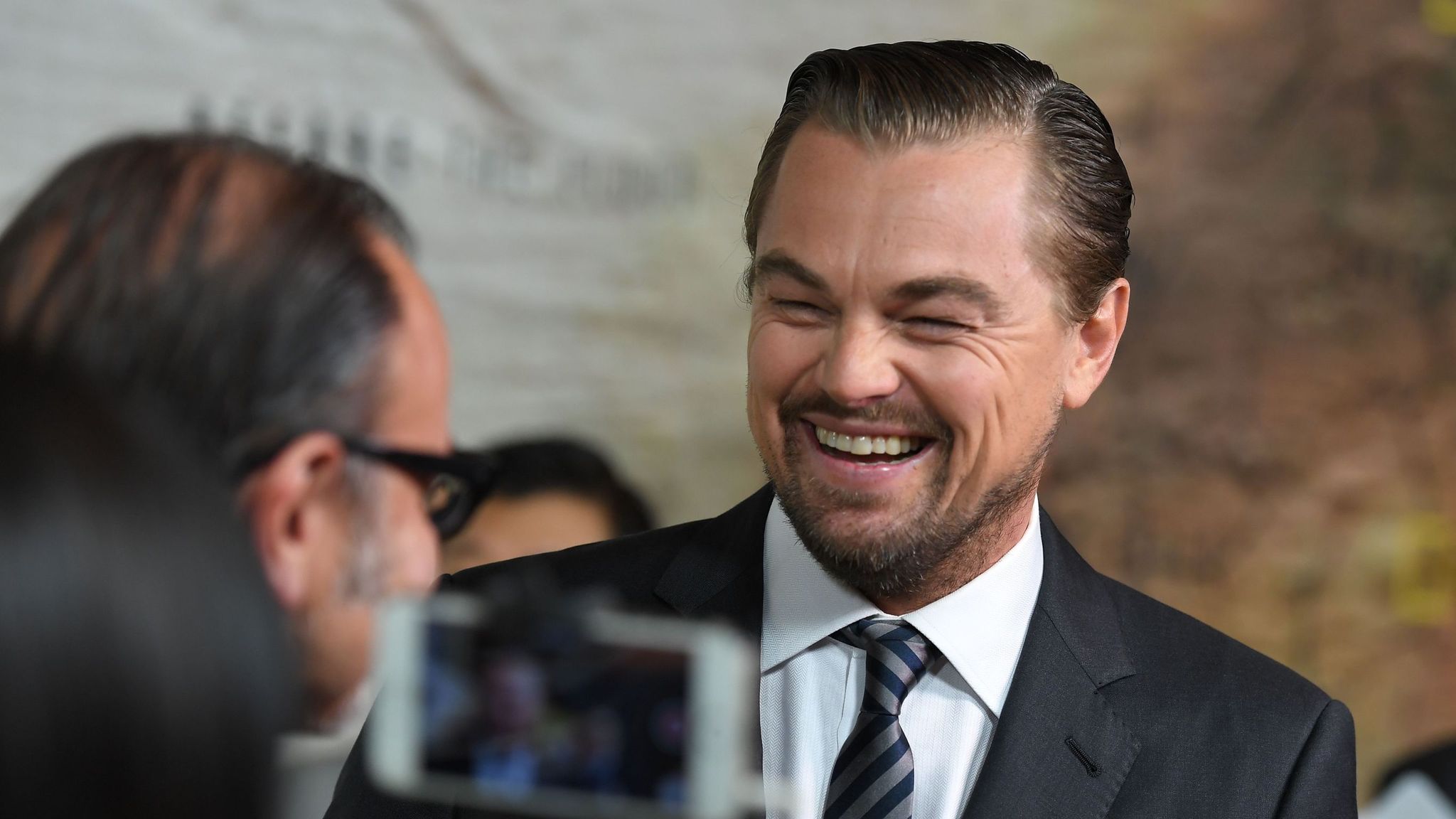 Leonardo DiCaprio smile